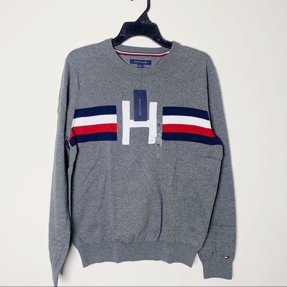 Tommy Hilfiger Other - 🔥NWT🔥Gray Tommy Hilfiger Crewneck Sweater